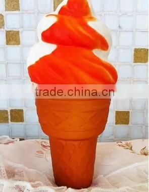 High Quality Top Imitation Artificial KFC Ice Cream Cone Fake Food Model Crafts- Yiwu Sanqi Crafts Factory photo-5