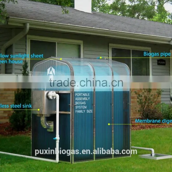 PUXIN Assembly Home Biogas Plant for Small Waste Paper Recycling Machinery  - GoldSupplier