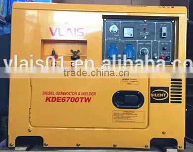 2016 Guangzhou CE Silent 5kw Welder Generator Portable Automatic Welding Machine for Sale photo-2