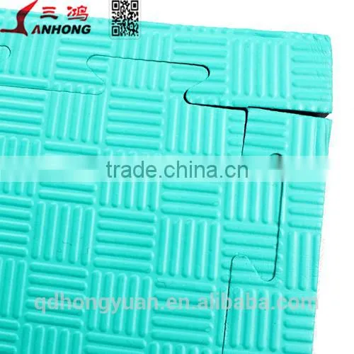 20mm Non-toxic Five Lines Interlocking Foam Mat Tatami Puzzle Mat Martial Jigsaw Mat Factory From Qingdao, China photo-4