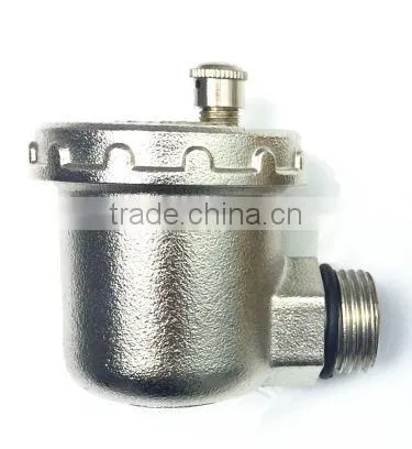 Nickel Plated or Brass 90 Degree Air Vent Valve photo-4