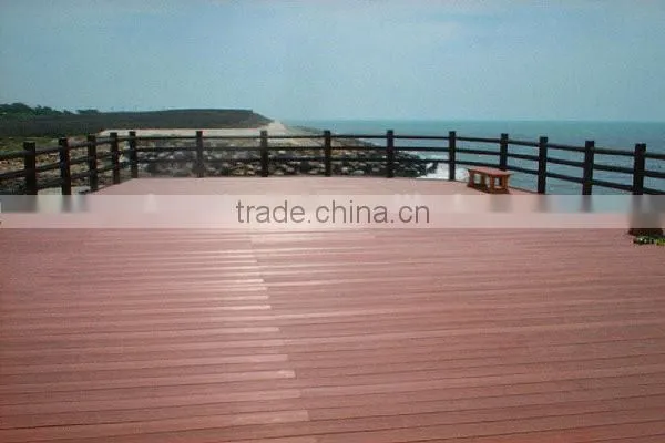 Outdoor Building Wood Plastic Composite Recycled WPC Decking Board photo-3