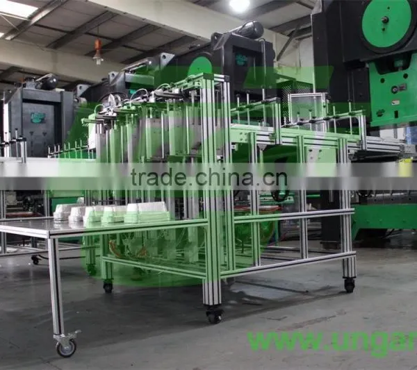 2016 New Design UNGAR Updated Aluminum Foil Container Making Collecting Machines (UNST-0610) 2-LINES photo-2