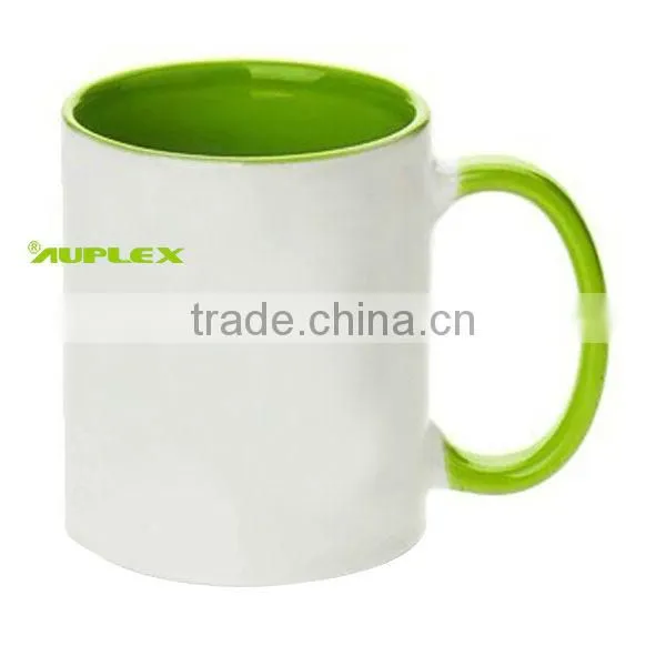10oz 11oz AAA Grade Blank 100g Sublimation Paper Color Inside and Handle Coated Mug photo-6