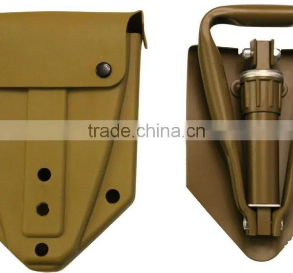 German Army Folding Spade With Bag US Army Military Shovel / Field Spade Aluminium Metal - Ideal for Camping, Outdoor, Survival, photo-3
