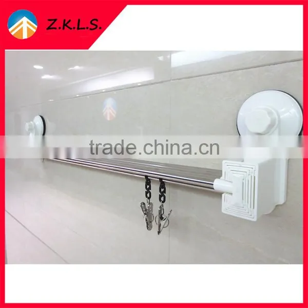 Foldable Stainless Steel Bathroom Towel Shelf Rack photo-4