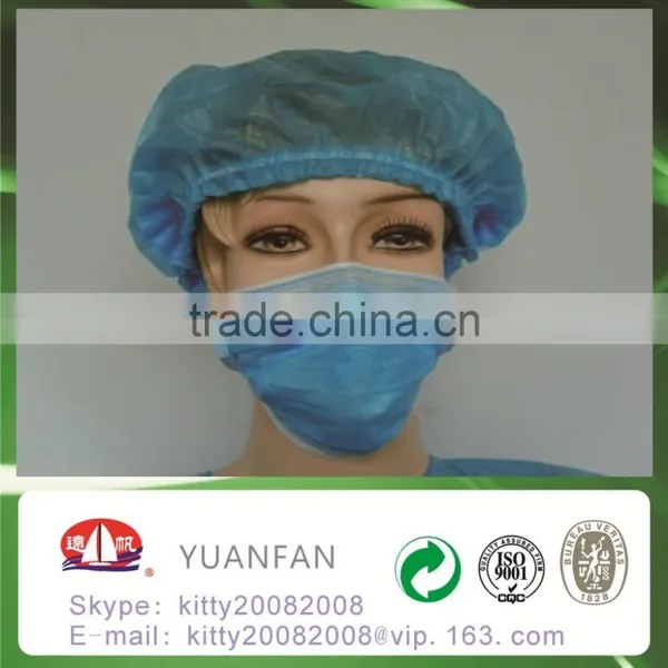 Nonwoven Disposable Strip Type Cap / Nonwoven Fabric for Medical Use photo-3