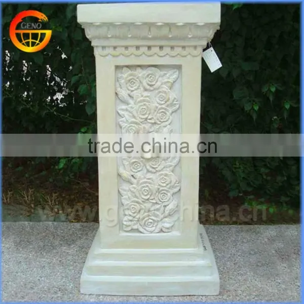 New Designs Fiberstone Flower Stand, Resin Column photo-5