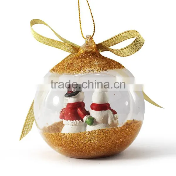 Clear Glass Material Christmas Decoration Ball photo-4