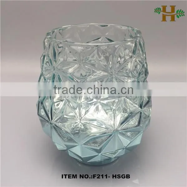 Flower Shaped Fashion Design Colored Glass Vases photo-2