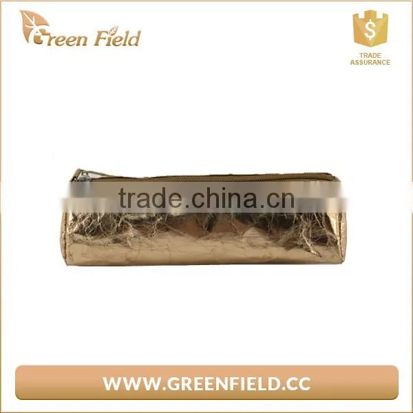 Round Washable Kraft Paper Pencil Bag,kraft Paper School Pencil Pouch photo-3