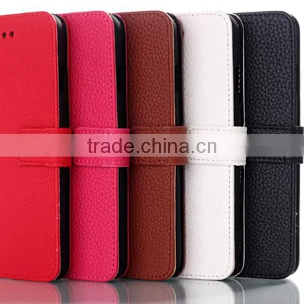 Lichee Pattern Phone Case PU Leather Case Flip Leather Holster for Iphone6 photo-6
