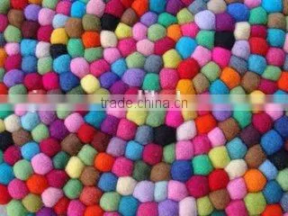 Felt Ball Rug/wool Felt Balls photo-2