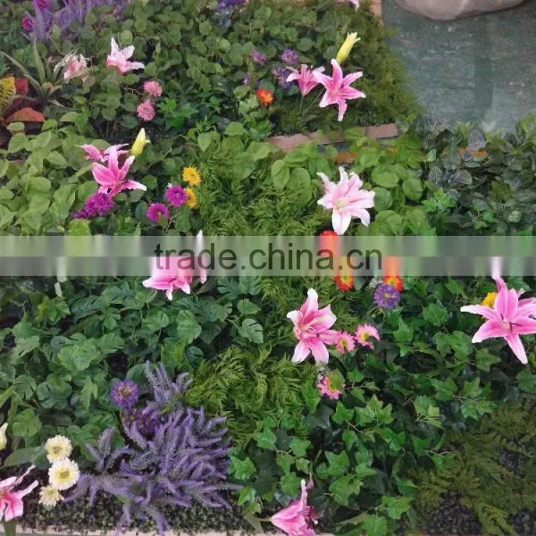 SJCH54855 Artificial Foliage and Flower Wall Hanging photo-3
