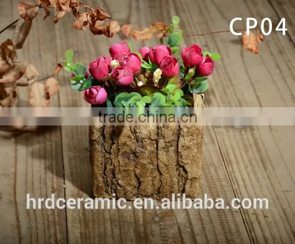 Factory Hot Sale Indoor Cement Garden Flower Pot photo-6