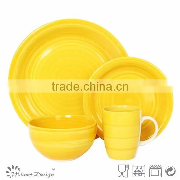 Cheap Handpainting 16pcs Ceramic Dinnerware Set photo-5