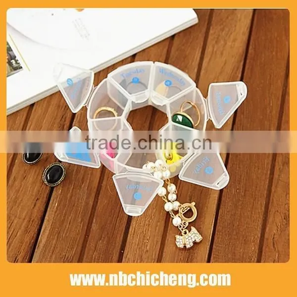 Hot Selling 7 Days/One Week Round Plastic Pill Box photo-4