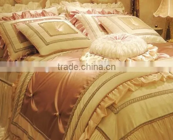 Lovely Pink and White Cozy Bedding Set for Girl's Bedroom BF11-09223f photo-3