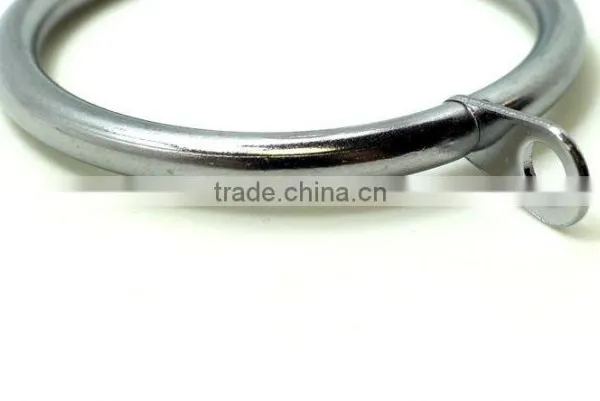 DYI Metal Curtain Rod Ring Fixed Eyelet Chrome Plated ID43mm/OD52mm photo-4