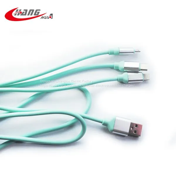 3 in 1 Multifunctional Usb Charger Cable, for Iphone 6 /android Mobile Data Cable photo-2