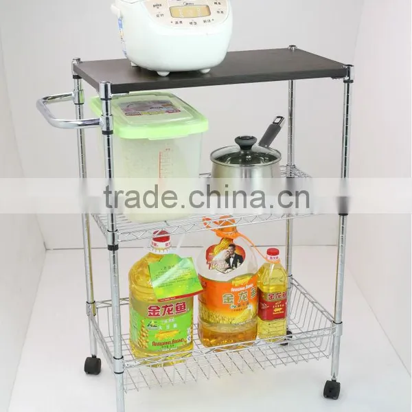 3 Tiers Kitchen Trolley