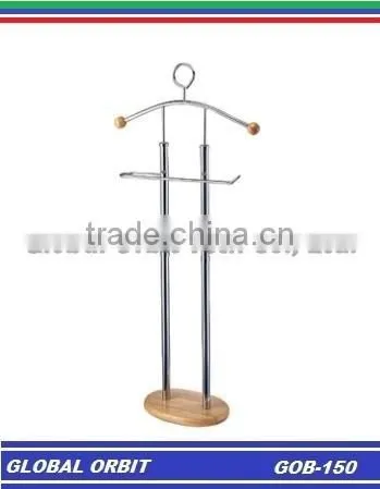 High Quality New Design Modern Wooden Metal Suit Valet Stand photo-6