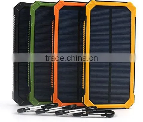 Portable Power Bank Station Solar Phone Charger 20000mah Polymer Battery