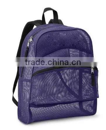 Mesh Back Pack With Large Main Compartment photo-3