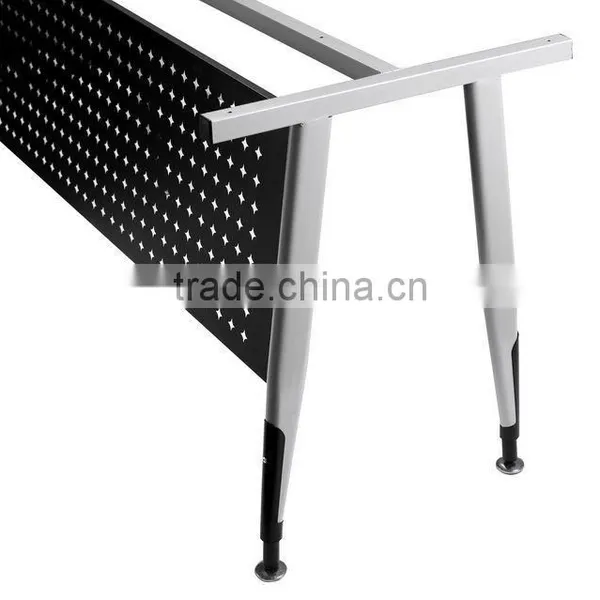 Factory Price Custom Made Leg Frame Modern Office Reception Desk photo-3