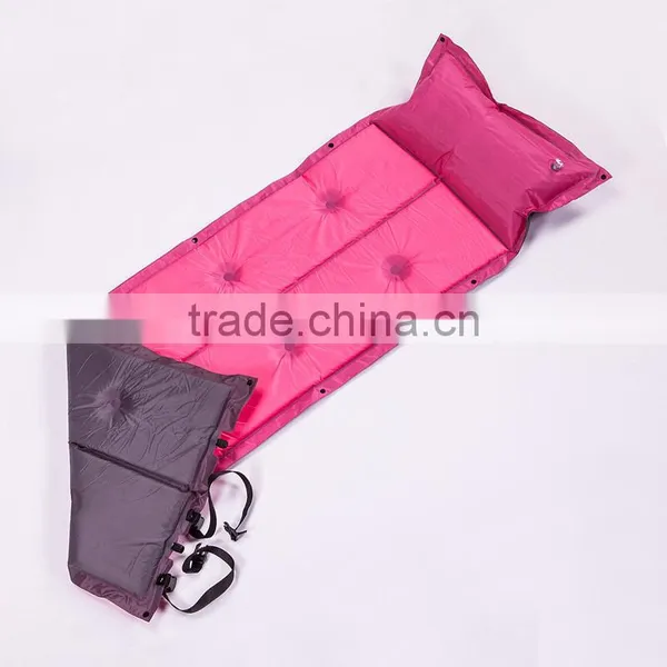 1 Person Foldable Compact Packing Inflatable Mat With PVC Waterproof Foam 1KG photo-3