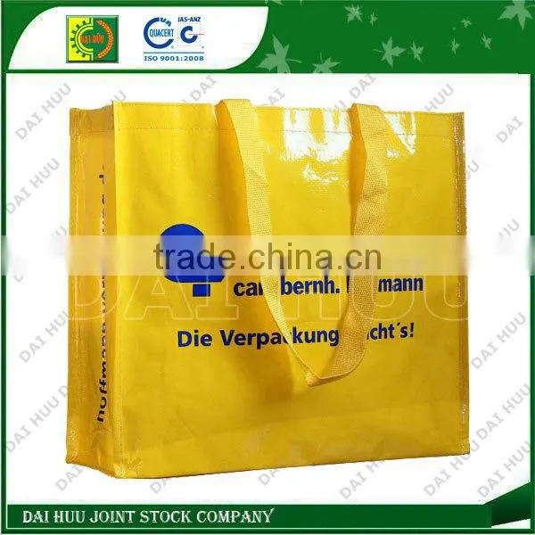 Supermarket Colorful PP Woven Shopping Bag