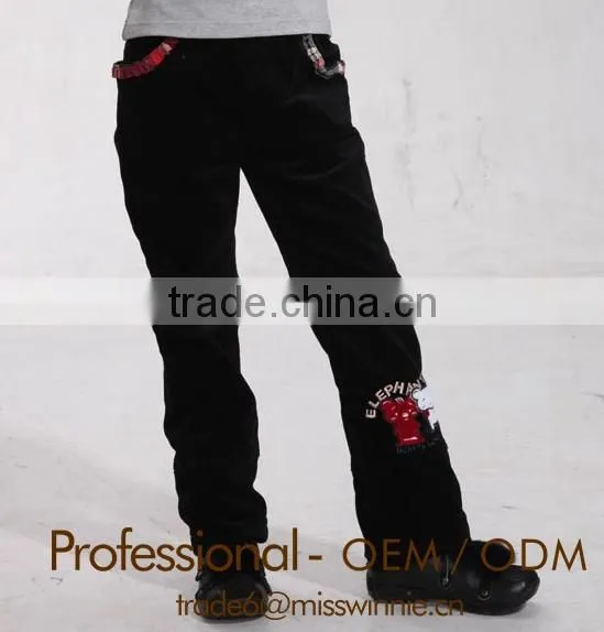 Girls Fancy Embroidery Cotton Pants