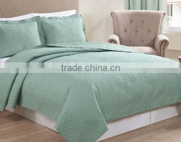 Cheap Colorful Solid Microfiber Ultrasonic Quilt