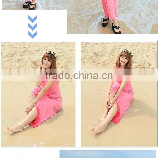 New Fashion 2015 Women Dress Vest Simple Long Dress Women Sexy Long Dress photo-4