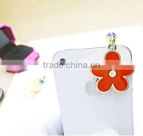 Cellphone Accessories Customized Designs Flower Earphone Plug Mobile Phone Anti Dust Plug photo-6