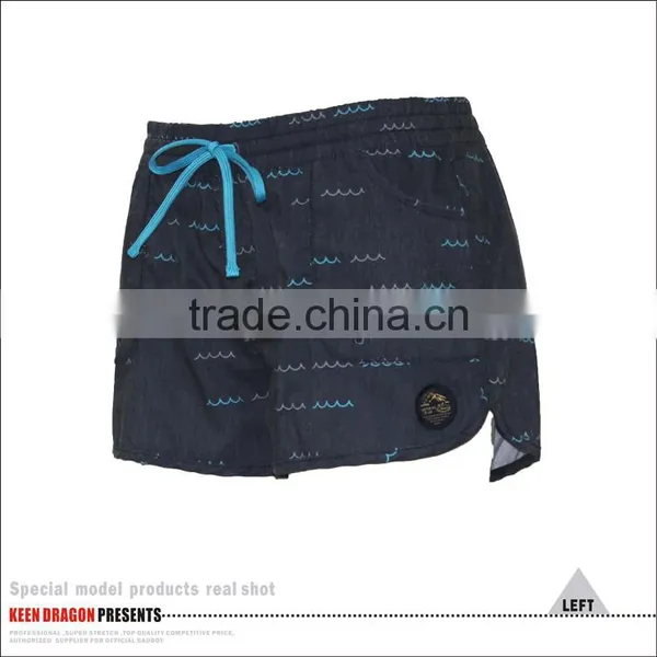 Full Elastic Women's Shorts Sublimation Printing Ladies Surf Shorts photo-3