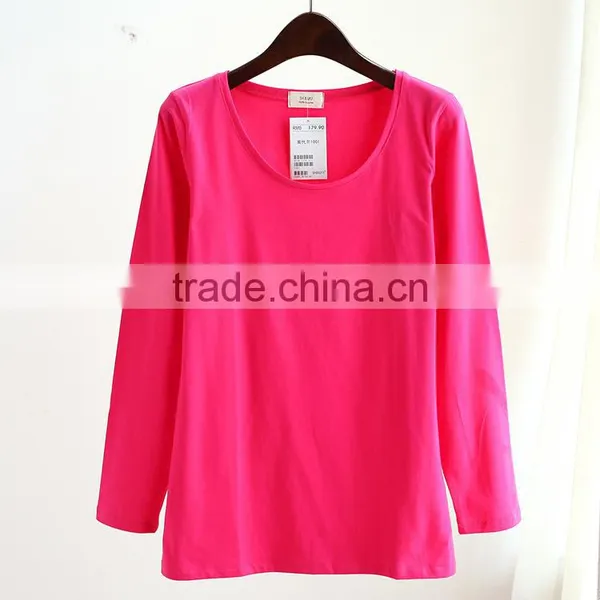 Made in China! Custom Made Ladies Elastic Bottom Shirt ,women Base Shirt photo-3