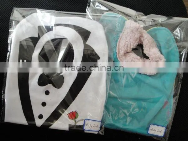 Printing Baby Bibs With 100%cotton Fabric