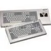 Custom Dust-proof and Liquid-proof Brushed Panel Mount Keyboard With Trackball