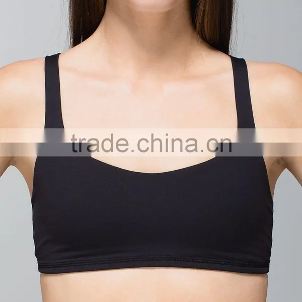 Open Back Lightweight Mesh Yoga Sports Bra photo-3