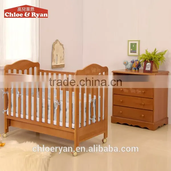 Wooden Carrying Trolleys for Babies Convertible Crib Wholesale Stroller Cot photo-2