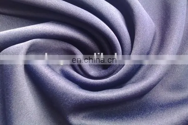 Winfar Textile Solid Dyed Good Quality Knitted 100% Polyester Interlock Fabric photo-6