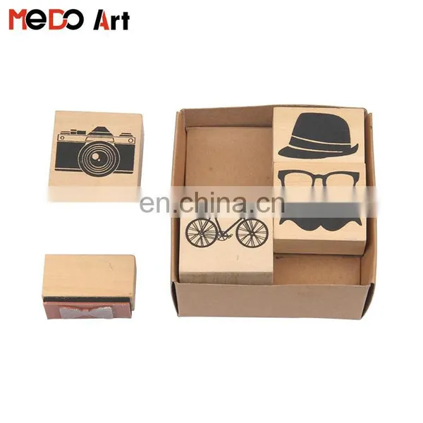6pcs Kids Games Accessories Fashion Sign Kids Rubber Stamp Sample
