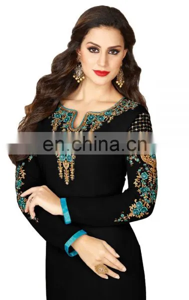 Women's Party Wear Georgette Salwar Kameez 2017 photo-2