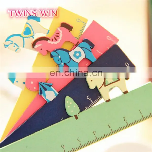 New Zealand 2018 New Products Office Supplies and Stationery Promotion Cute Fancy Animal Shaped Wooden Ruler photo-4
