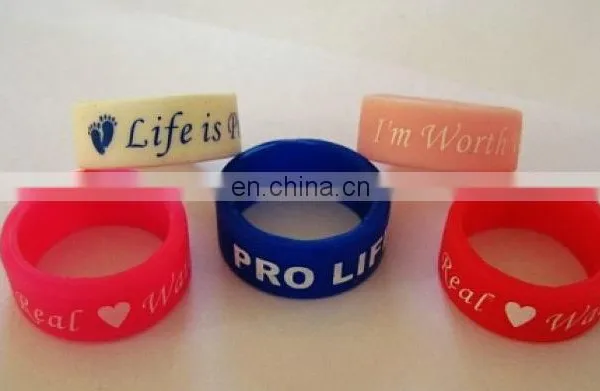 Cheap Custom Imprited Silicone Thumb Ring photo-6
