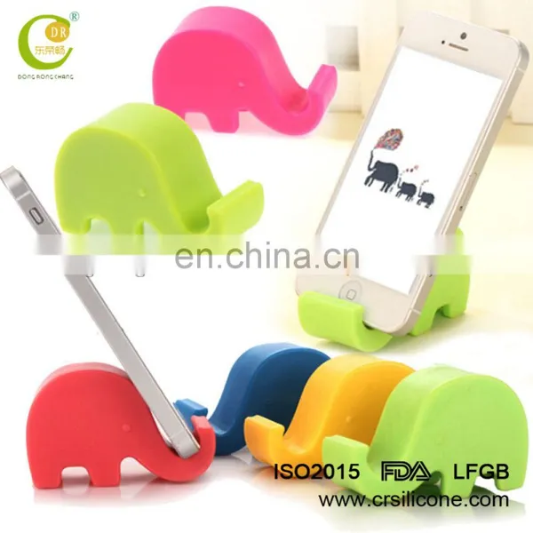 Mini Cute Elephant Silicone Phone Stand Animal Phone Stand Holder Phone Mobile Holder