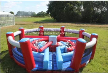 Giant Round Inflatable Knock Out Race Challenge Obstacle Course Equipment for Kids and Adult photo-2