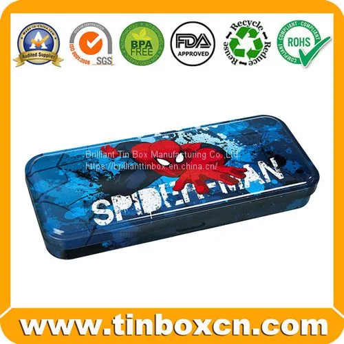 Double-Decked Stationery Kit Pencil Tin Case photo-2