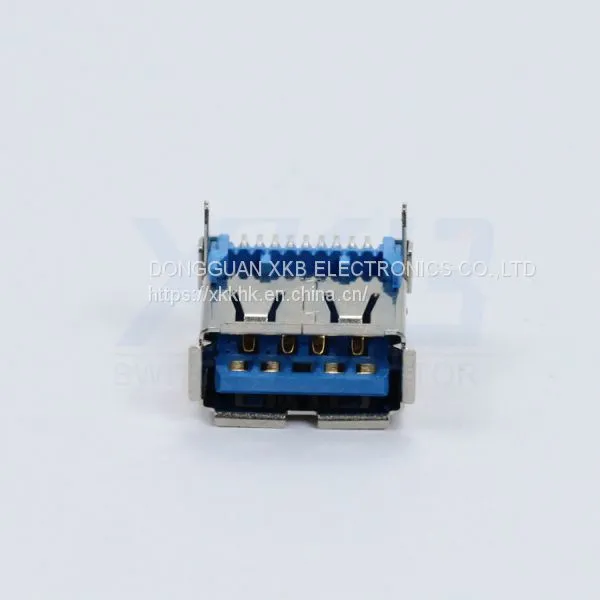 XKB Brand USB Fishing Fork Foot Blue Rubber Core USB 3.0 Female photo-2